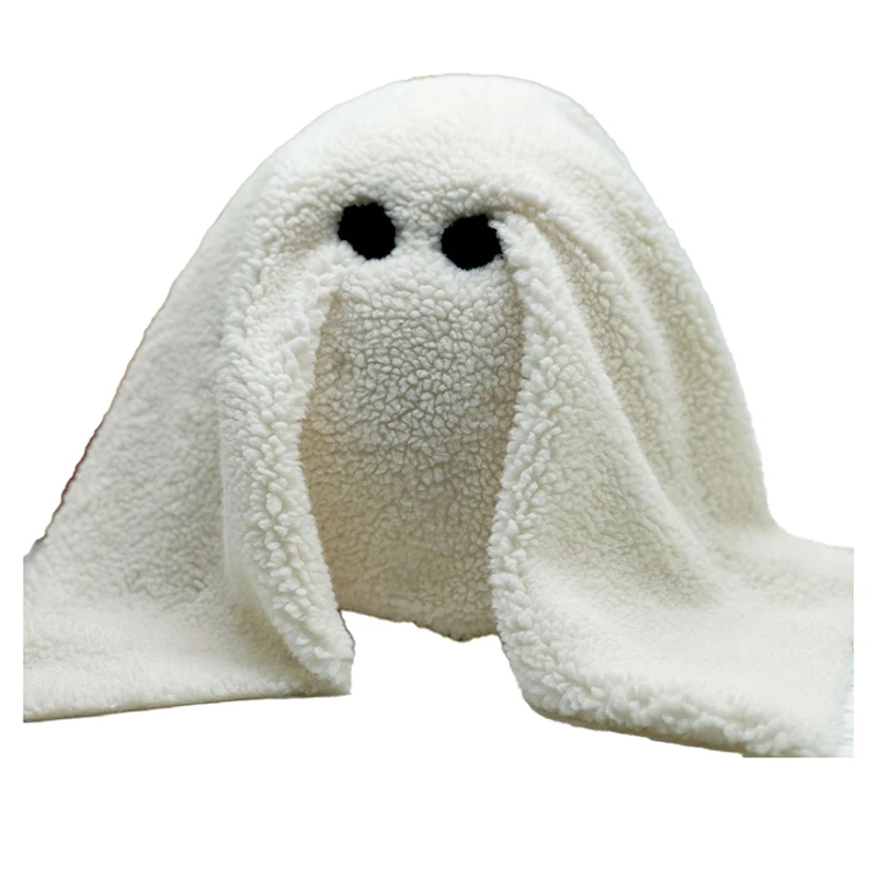 1 Piece The Ghost Pillow Soft Stuffed Halloween Ghost Plush For Fans Gift For Kids And Adults