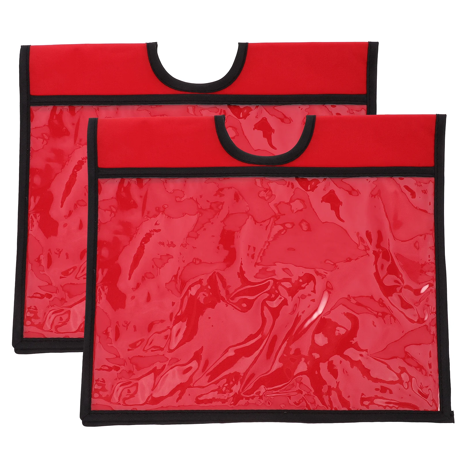 2Pcs Traffic Cone Sleeves Bright PVC Pe Weather Resistant Easy Install Outdoor Safety Warning Covers