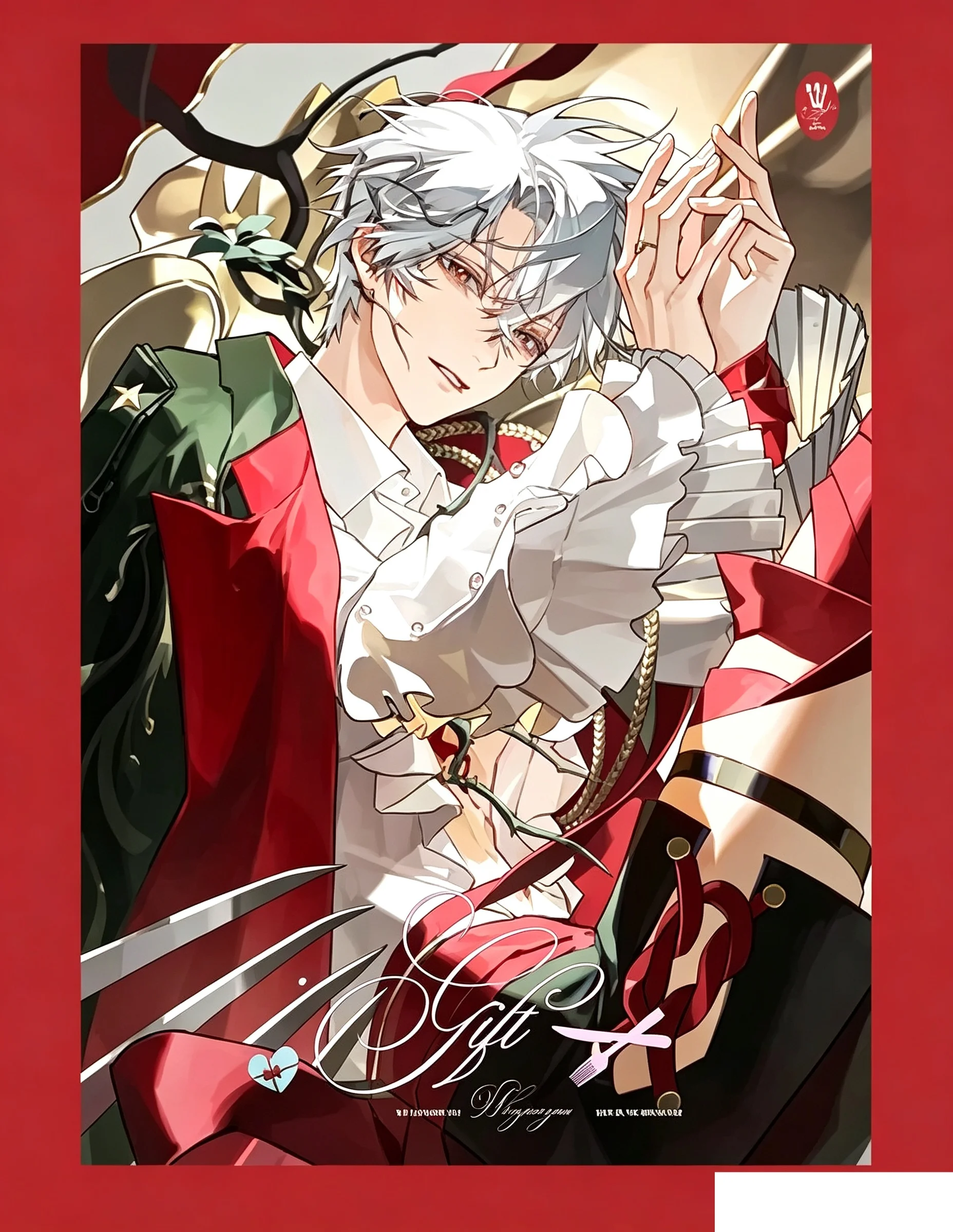 15cmAnime Welcome To The Nightmare Live Acrylic Stand Modlel Desktop Decoration Game Collectible Ornament Gift For Fans Keychain