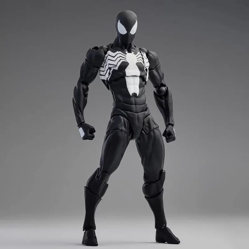 

MESS TOYS Symbiote Spider-Man Figure Black Neighbor Articulated Model Toy PVC Collectible Display Reproduction Version In Stock