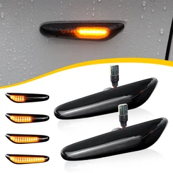 2PCS OEM# 63137253326 For BMW E82 E81 E88 E46 E90 E91 E92 E93 E60 E61 X3 E83 X1 E84 E87 Dynamic LED Side Turn Marker Lights Lamp