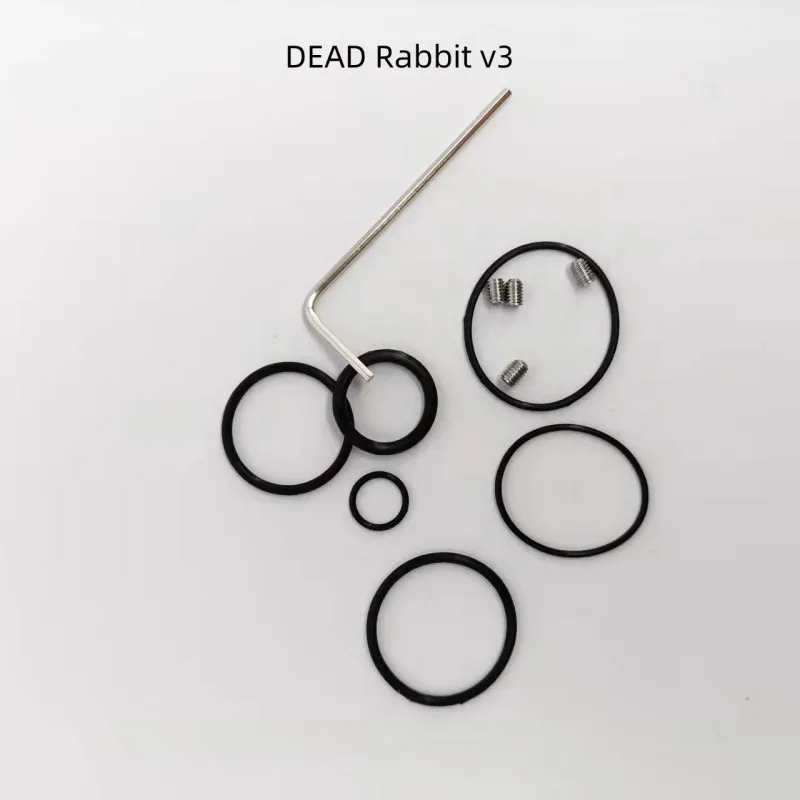 1Pack  Silicone Seal Ring for Dead Rabbit V1 V2 / V3 / Fat Rabbit Solo / RTA Machine Accessories Black Colors