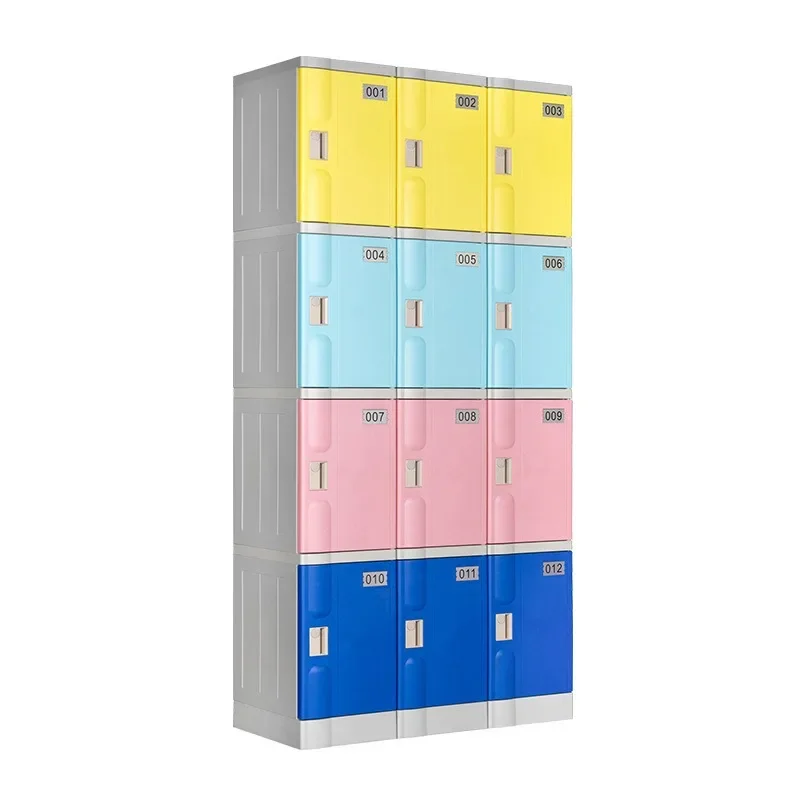 ABS plastic schoolbag cabinet, primary and secondary school students, kindergarten classroom storage cabinet, school waterproof