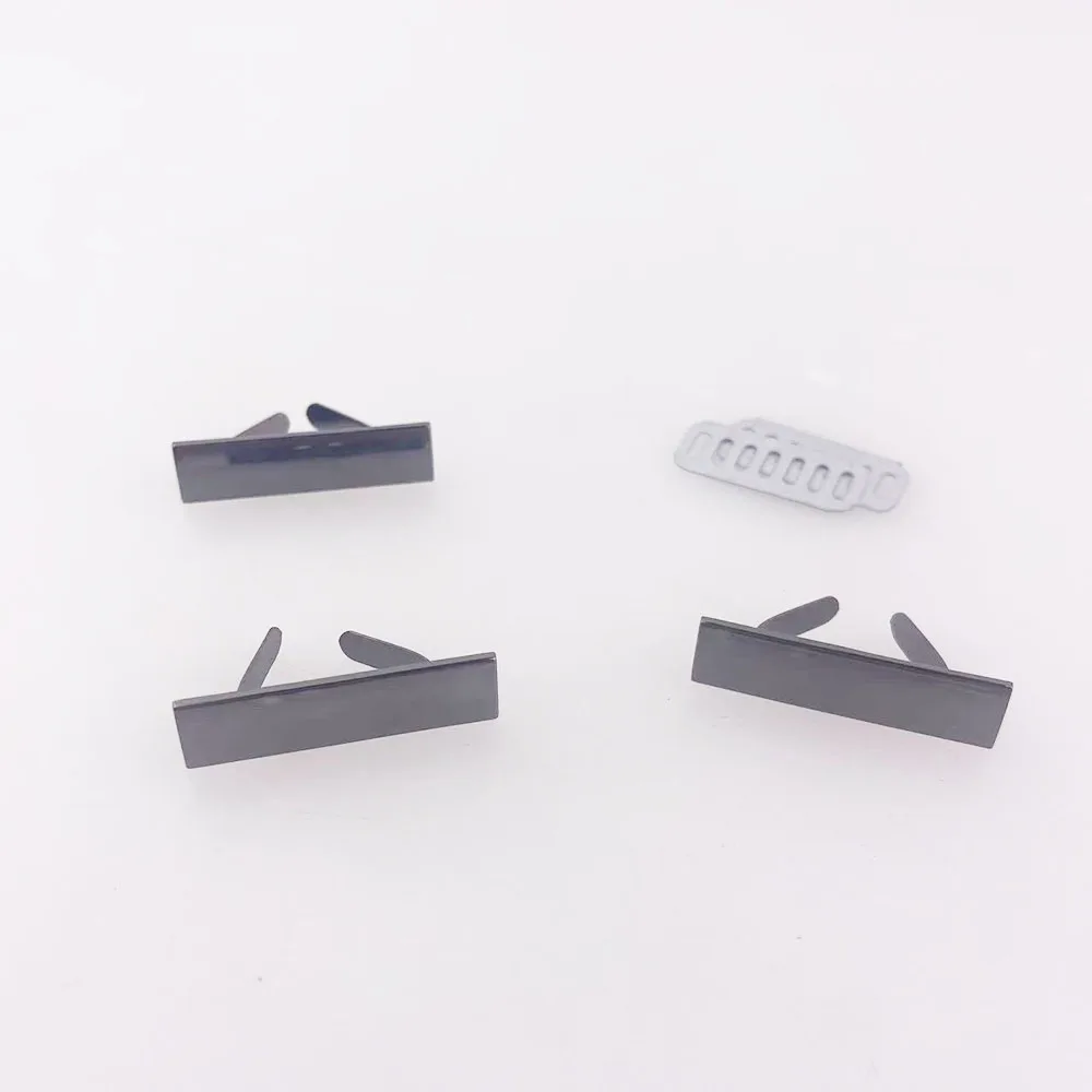 30 sztuk 10x3 8mm torba metalowa pusta etykieta dostosuj Logo dekoracyjne Tag klamra na buty torebka torebka DIY akcesoria do szycia sprzętu — zdjęcie 6