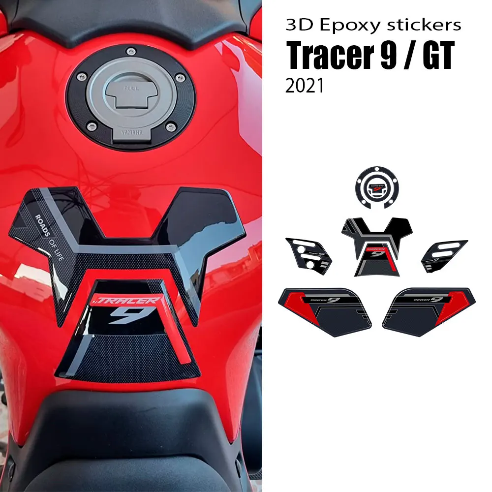 

Для Yamaha Tracer 9 GT 9GT Tracer9 2021-аксессуары для мотоциклов, 3D эпоксидная смола, наклейка