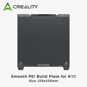 Placa de construcción Creality K1C Smooth PEI 235x235mm sin pegatina magnética suave accesorios de impresora 3D