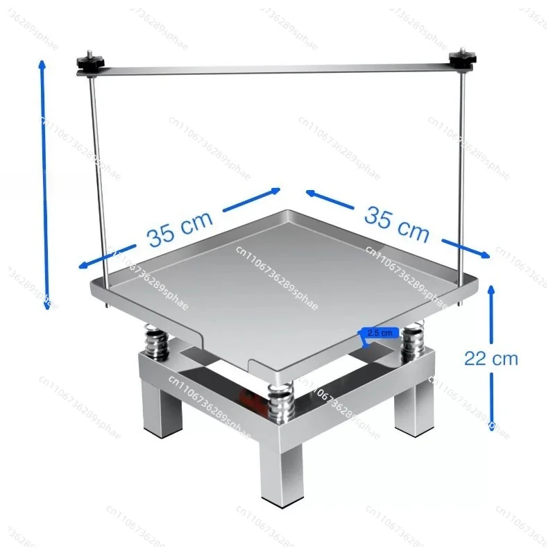35*35CM Concrete Vibrating Table Vibration Test Bench Test Block Vibration Platform Stainless Steel Mini Vibration