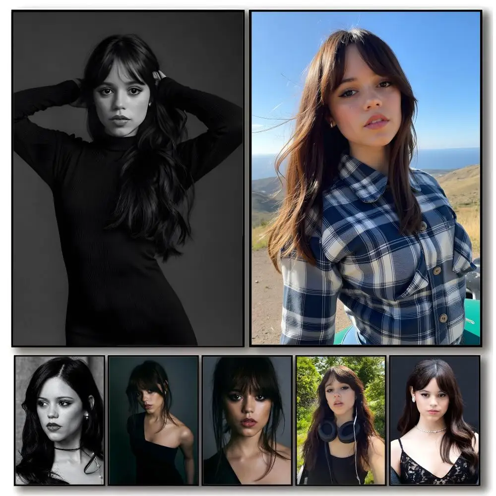 Famous actress Jenna Ortega Poster Aesthetic Dorm & Bedroom Wall Art Decor