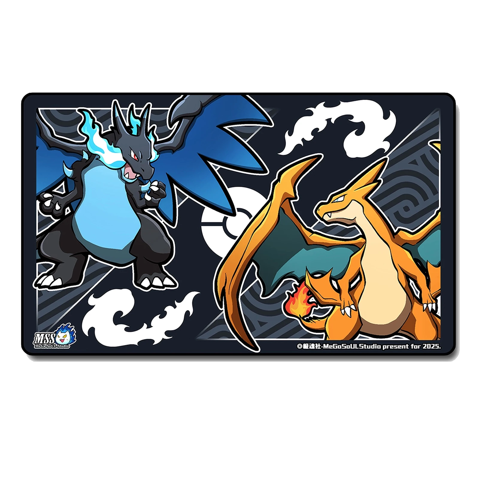 

600*350*2mm Diy Charizard Playmat Self Made PTCG Single Player Battle Card Pad Animation Game Mouse Pad