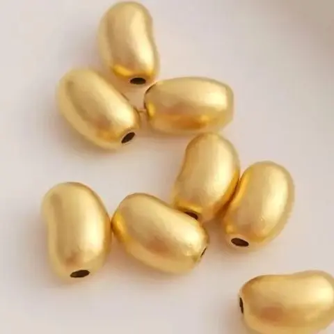 

Sandgold small waist tube beads bucket beads pea beads Moon clover septum beads DIY handmade jewelry beads