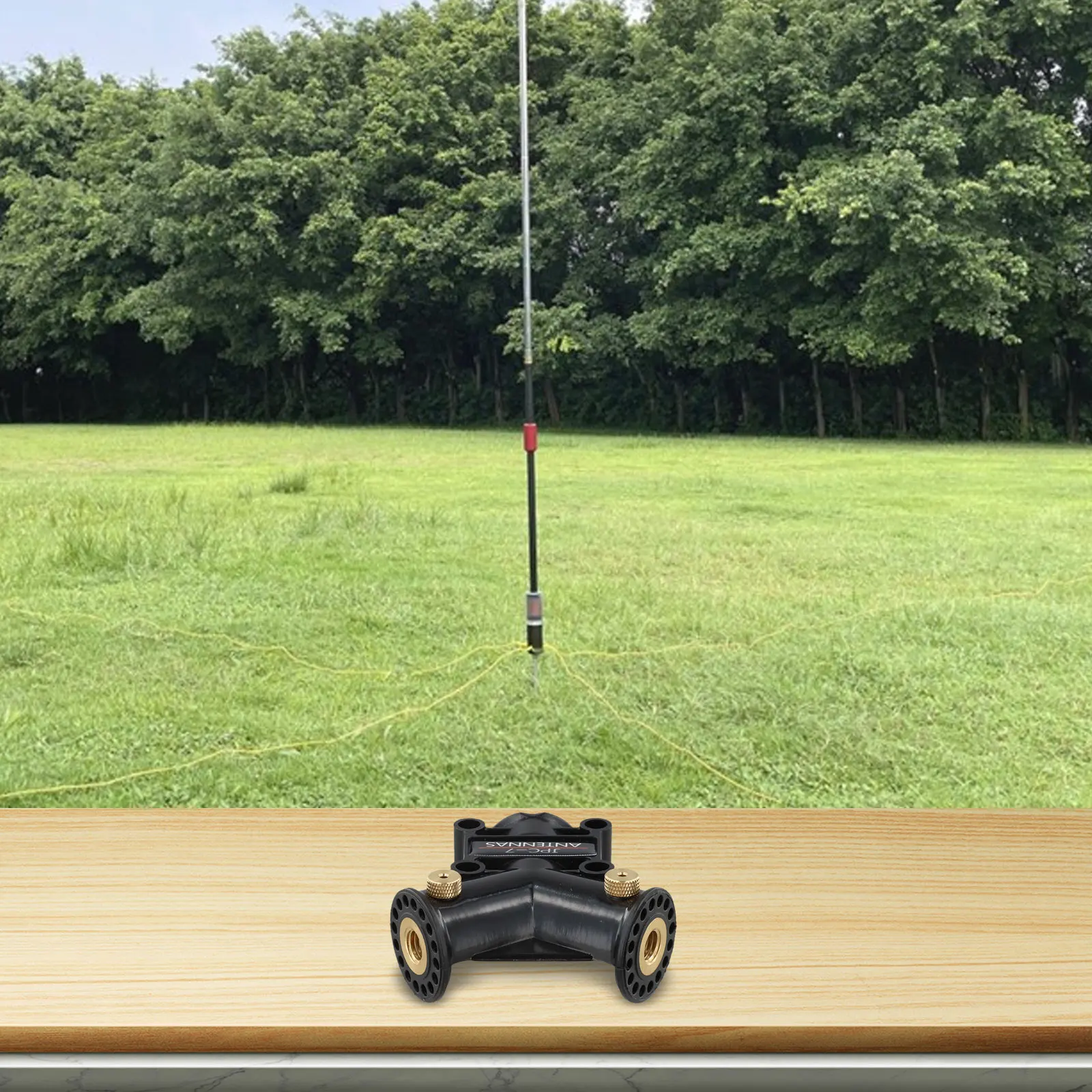 Easy to Transport V Mount for 5 58m For JPC7 M10 Antenna Lightweight Aluminum Design for Convenient Installation