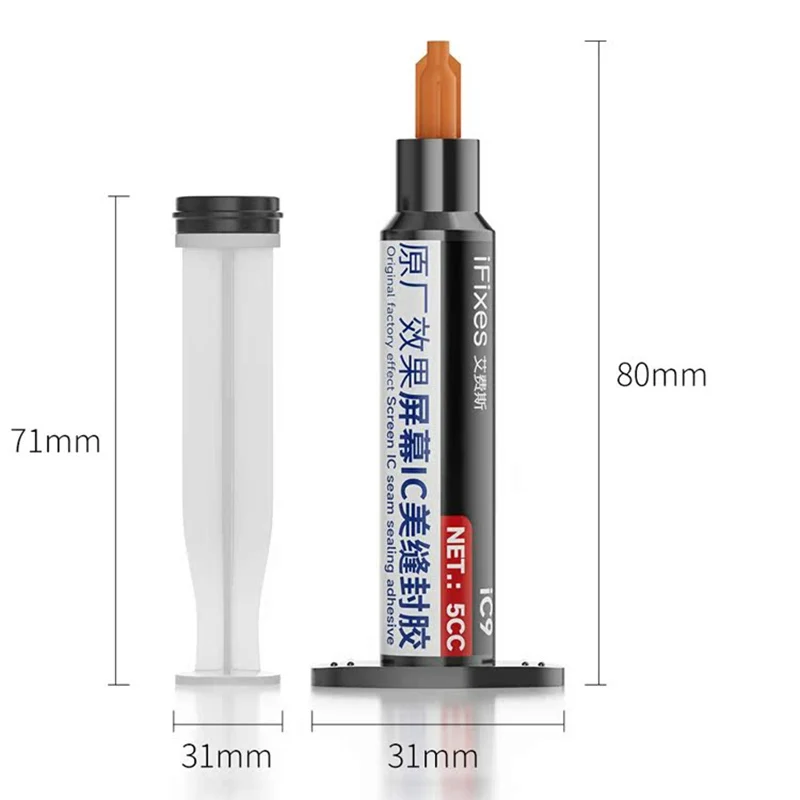 Original factory effect screen ic sealant For mobile phone repair tools BGA CPU NAND IC chip black glue 30 seconds curing glue