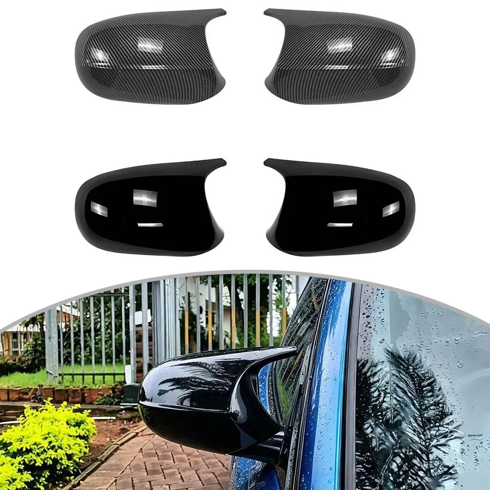 Rearview Mirror Cover For BMW 1 Series E81 E82 E87 For E88 3 Series For E90 E91 E92 E93 Rearview Mirror Cover Exterior Parts