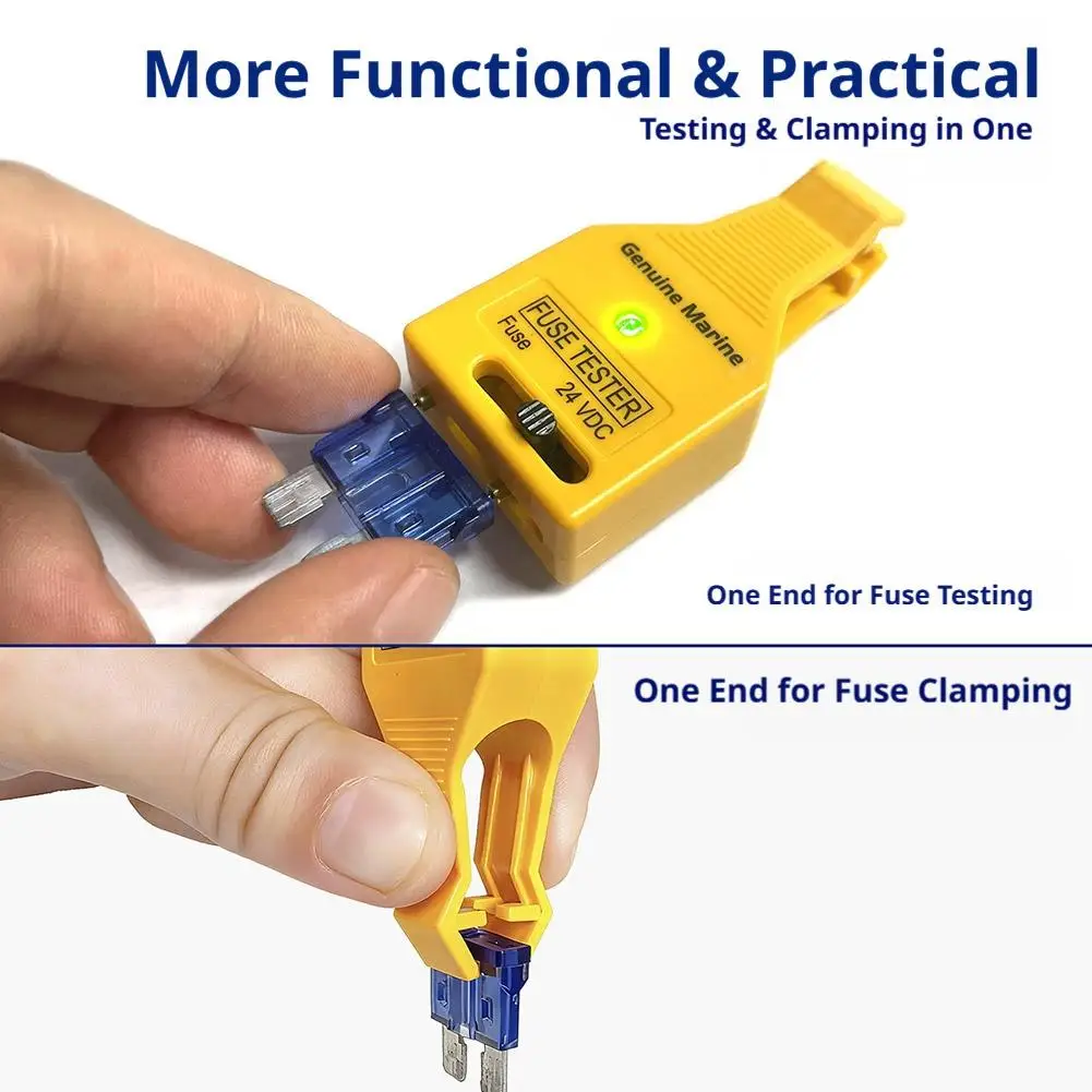 Universal Fuse Tester Multifunctional Portable Checking Blade Fuse Checker Puller Tool Auto Fuse Tester Car Accessories