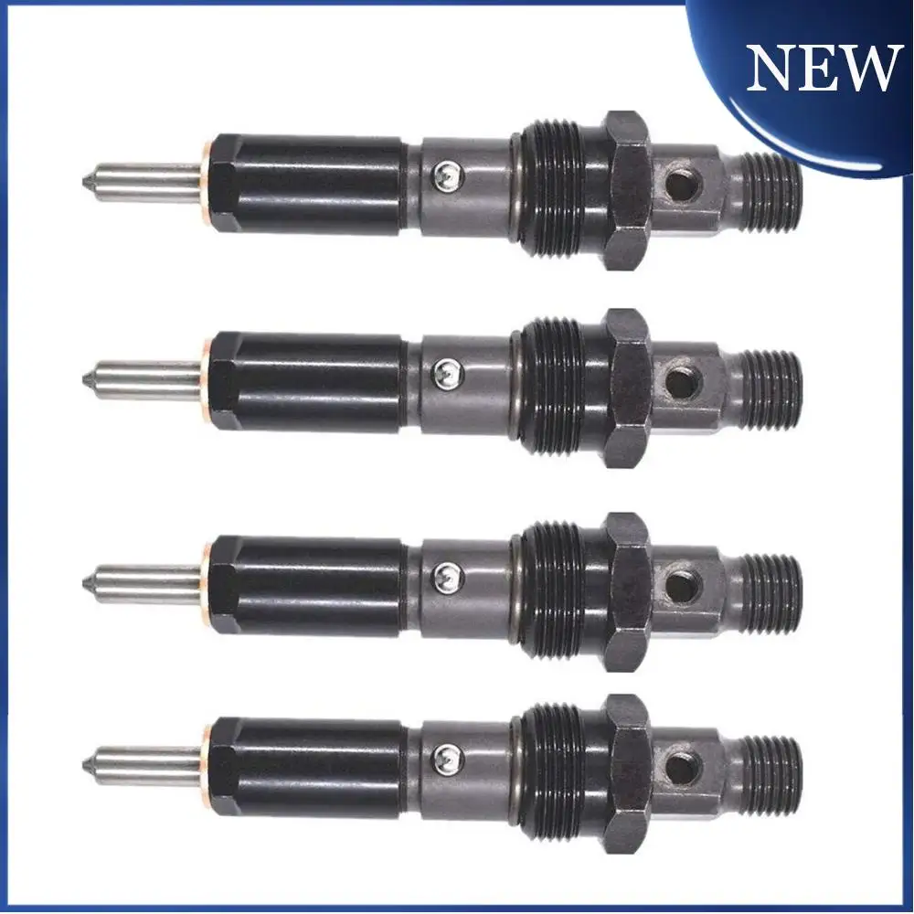 4Pcs Brand New 4928990 Diesel Engine Fuel Injector Set Thread 14MM for Cummins 6BT Engine Replacement Parts