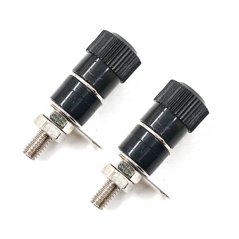Red/ Black 4MM Female Banana Plug ABS 4mm Connector Grounding Column Instrument Sound Collocation Model DIY Banana Plug JS-910B