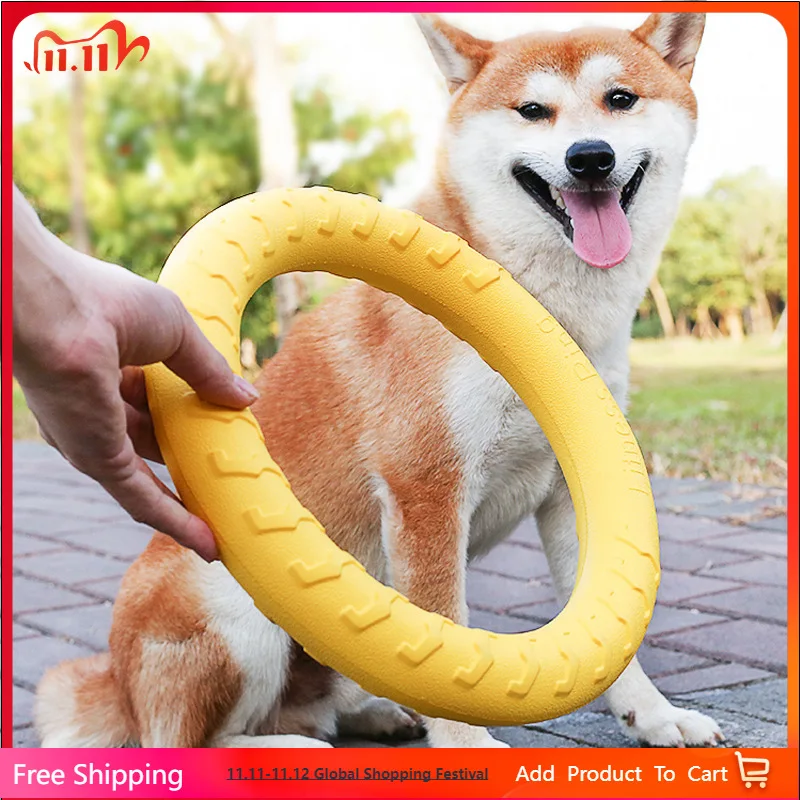 

Medium Big Dog Training Ring Puller Bite Resistant Pet Chew Toy for Large Dogs Shepherd Shiba Inu Toys Mascotas Accessories