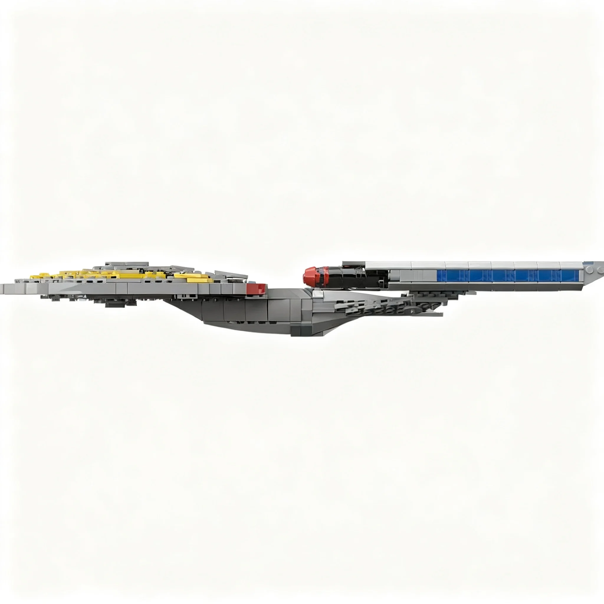 868pcs MOC Star Trek Alternate Sovereign Class USS Space Model Building Blocks Toys Construction Christmas Gift DIY Creative view 4