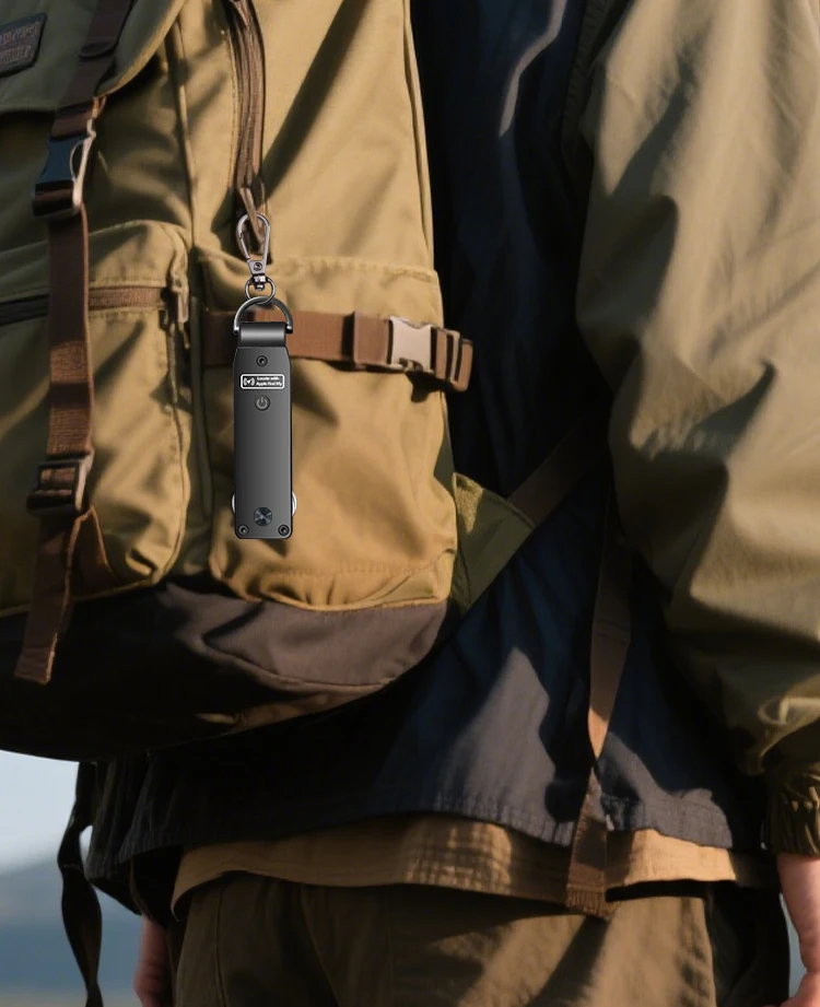Integrierte AirTag-Chips, Fassungsvermögen für 2-3 Schlüssel, Autoschlüsselanhänger mit GPS-Tracker, Schlüssel-Finder, Schlüsselhalter für Männer und Frauen, (nur für iOS) – Detail 12