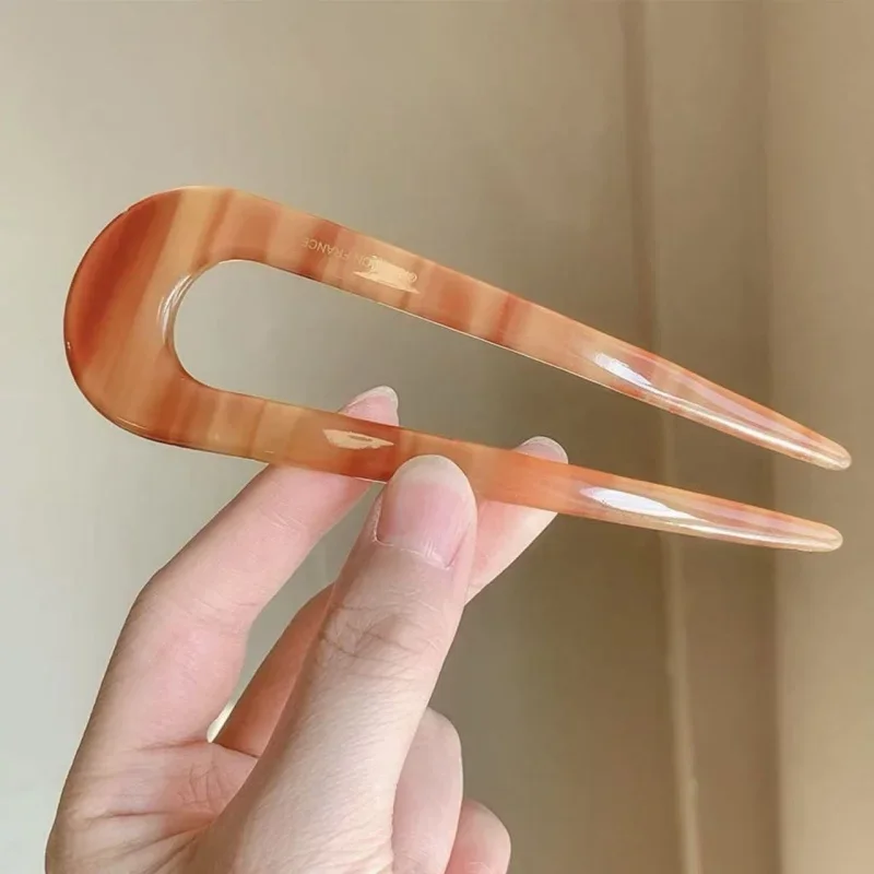 Elegant U-Shaped Hair Clips – French Twist Pins, Premium Hairpins for Women, Sophisticated & Luxurious Hair Accessories view 4
