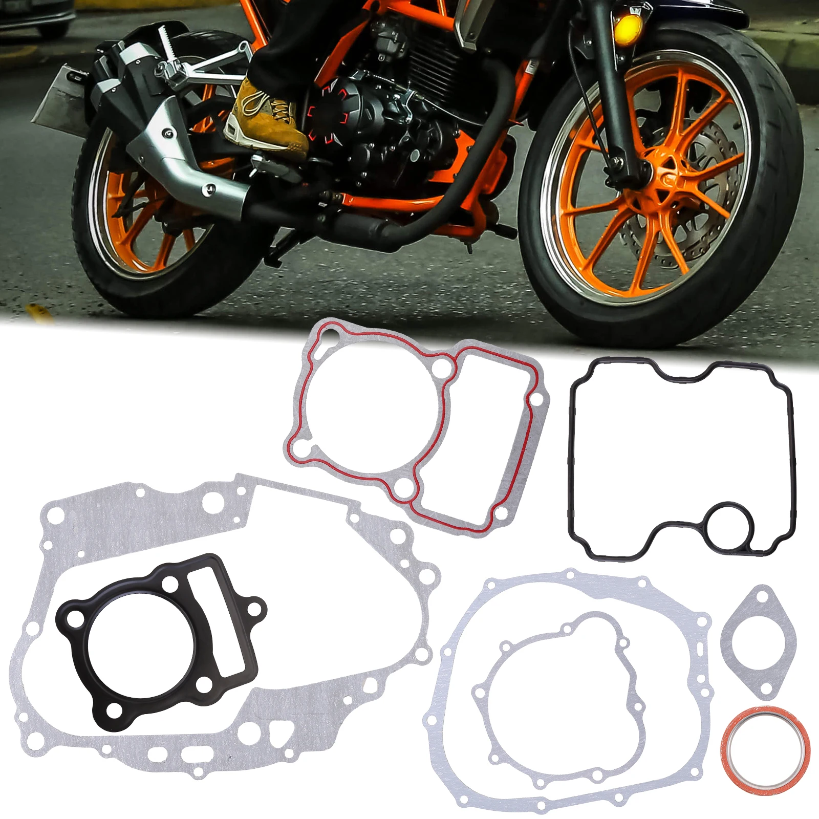 Motorcycle Engine Seal Kit Motorcycle Accessories Compatible for Vento Proton200/ Nitrox 200