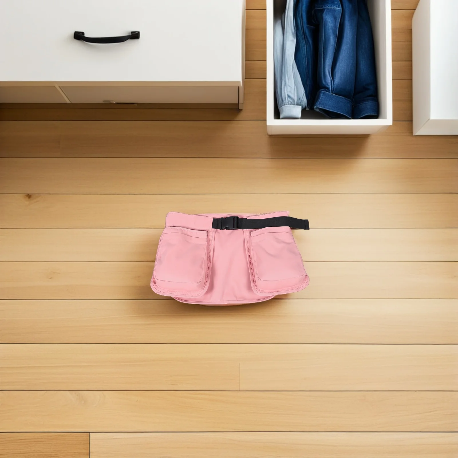 

Versatile Multi Pocket Waist Pack for Outdoor Travel Hiking Running Cycling Jobs Nursing Hair Styling Serving Apron