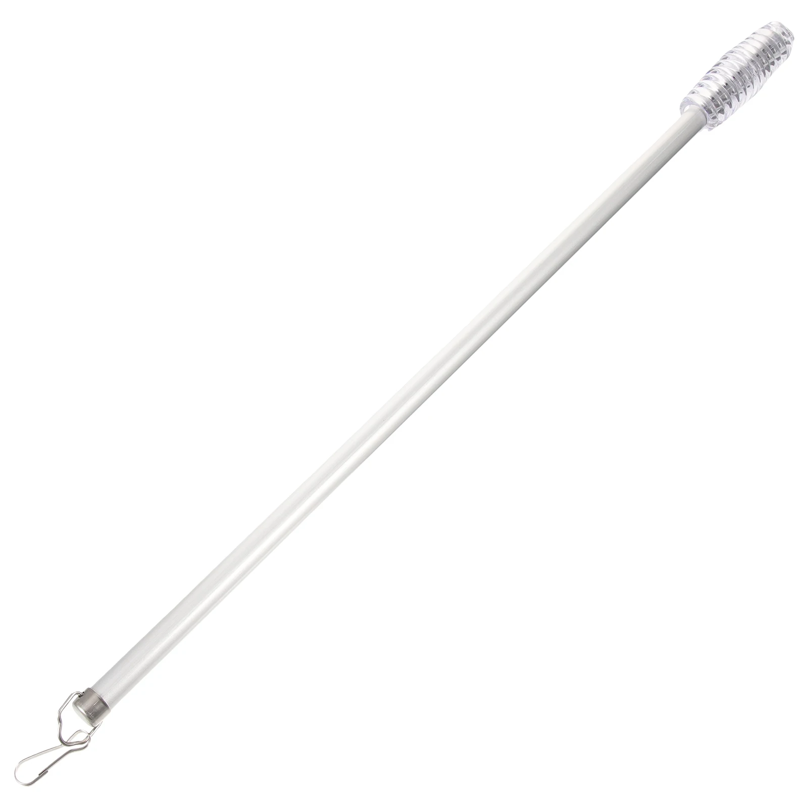 

50cm Black Thread Handle Aluminum Curtain Track Pull Rod For Balcony Drapery Wand Reusable Home Office Hardware
