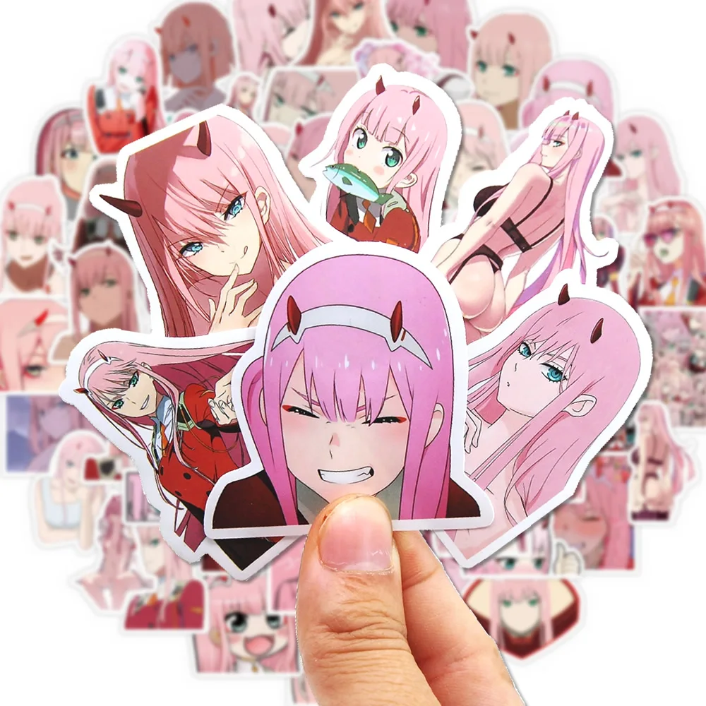 30/180pcs DARLING in FRANXX Stickers Cartoon Cute Decals Toy Stationery Guitar Phone Bicycle Laptop Luggage Car Graffiti Kids