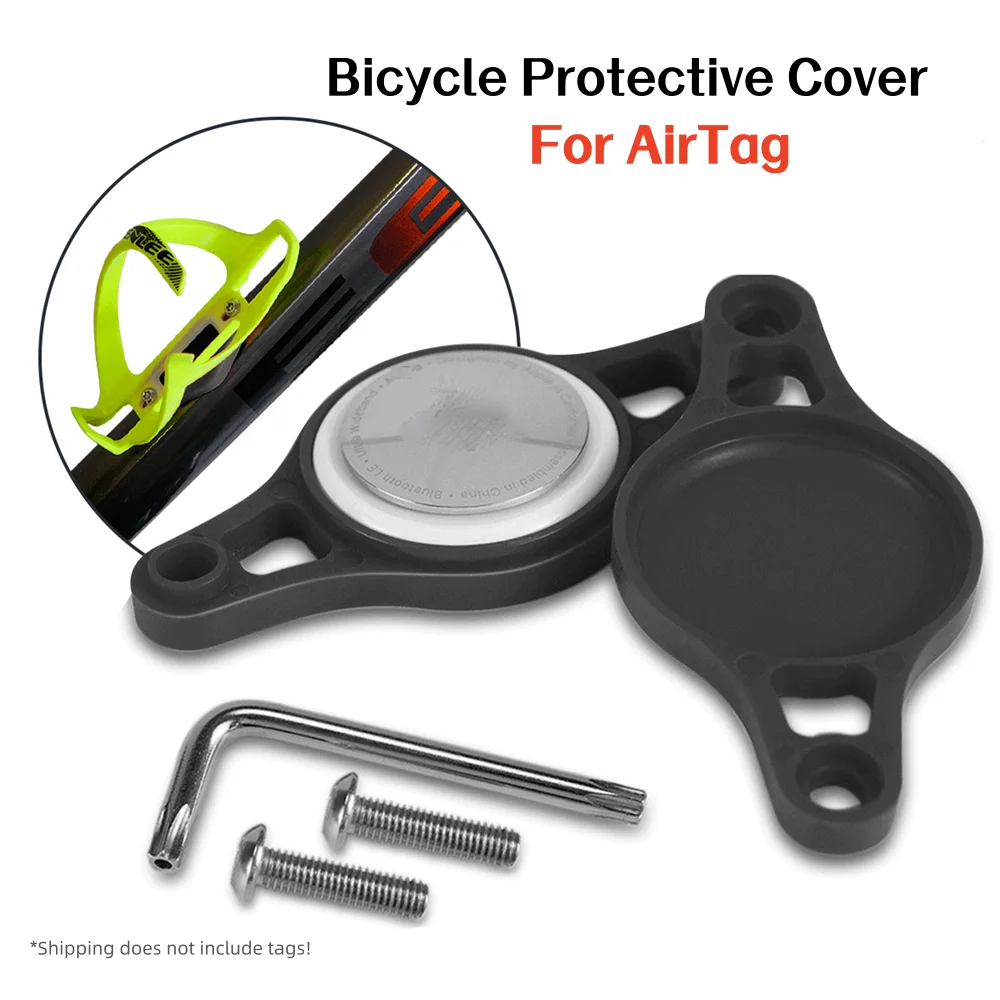 Bicycle Anti-Theft Tracking Protective Cover Bike Locator Case Holder Compatible with AirTag Anti-Loss Tracker Protective Sleeve