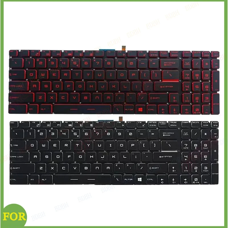 

НОВАЯ клавиатура для ноутбука GF75 Thin 8RC 9RD 9SC 9SE S1N-3EUS215-SA V143422AK1 V143422AS1 (американская раскладка)