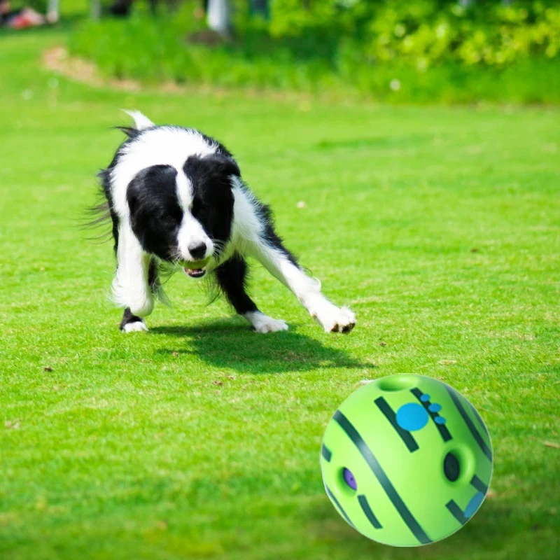 Giggle Glow Ball Juguete interactivo para perros Divertidos sonidos de Giggle cuando se enrolan o sacude las mascotas lo mejor como se ve en la televisión