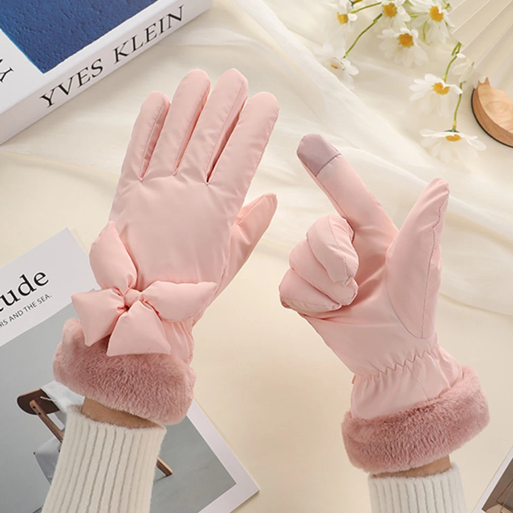 

Женские перчатки для спорта на открытом воздухе, велоспорта, катания на лыжах, сенсорные перчатки, женские зимние перчатки, водонепроницаемые, теплые, улучшенные перчатки для защиты рук