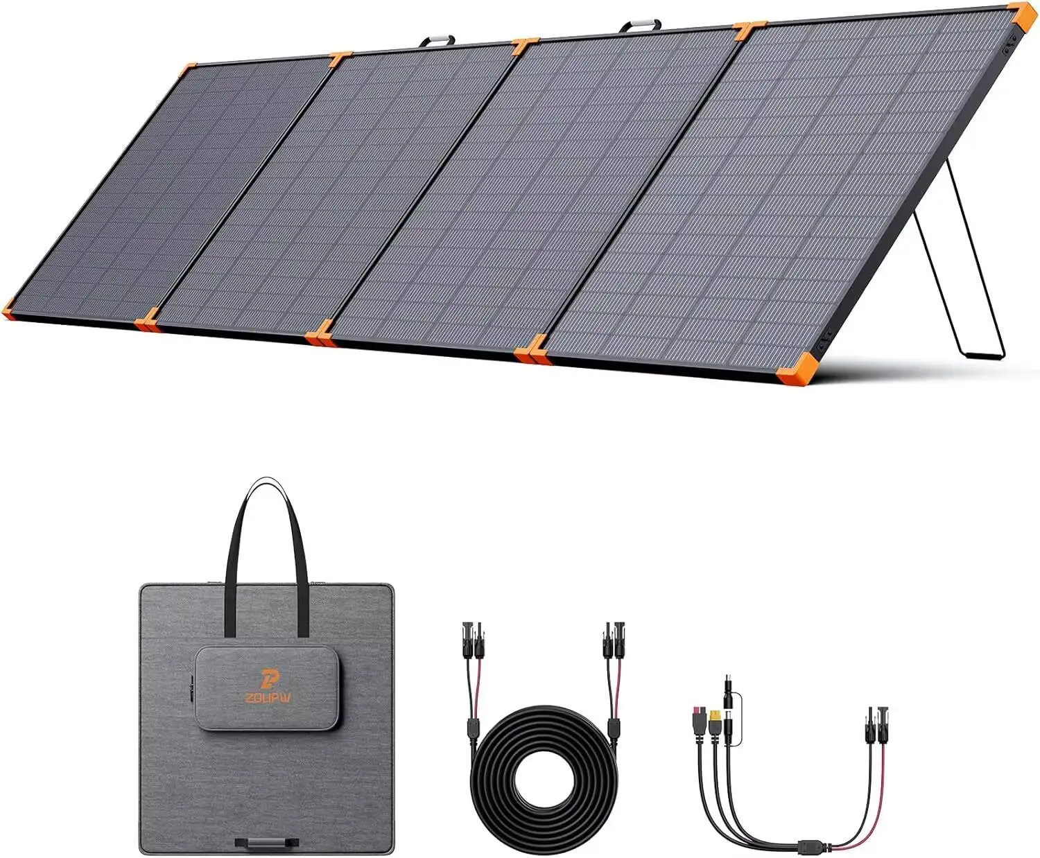 N-Type 16BB 450W Portable Solar Panel,RV Essentials,38V Foldable Solar Charger for Power Station, 25% High Efficiency IP68 Water
