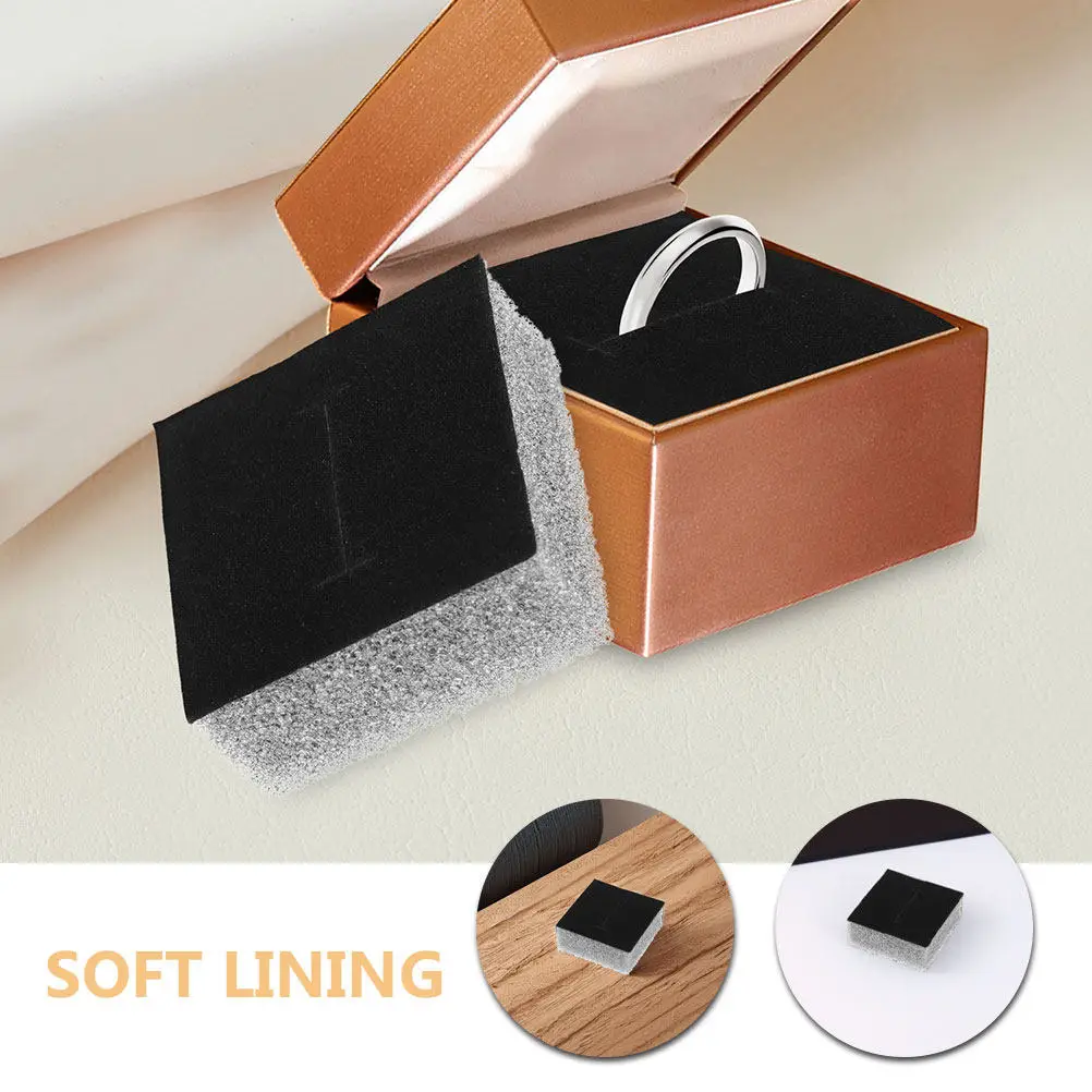 20Pcs Premium Sponge Jewelry Box Inserts Ring Box Insert Sponge for Rings Earrings Necklace Organizer Display Tray Liner