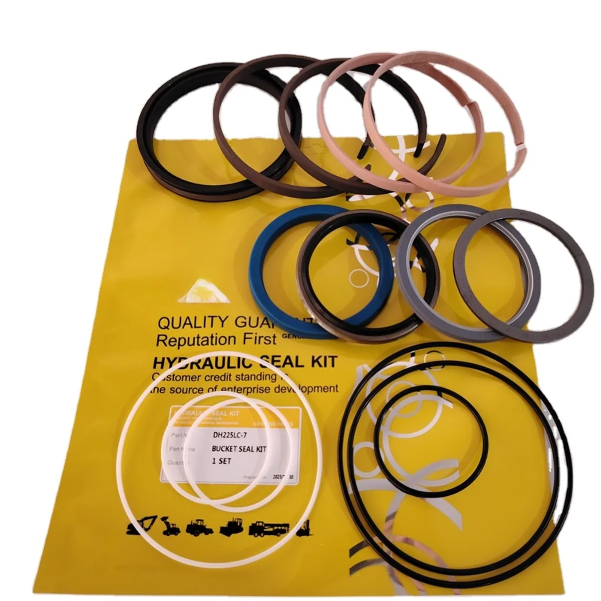 Bucket Seal Kit For DH225LC-7 Excavator Hydraulic Cylinder Repair