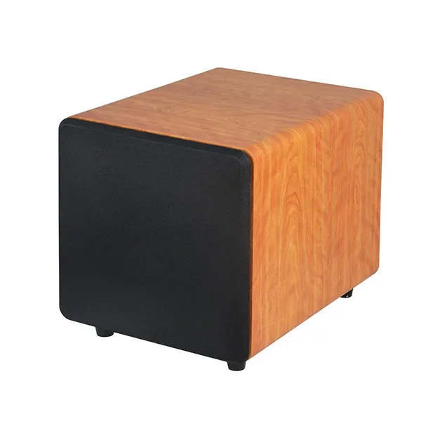 Audio Video Wooden Power 8 Inch 8  Powered 100W Home Theater Cinema Theatre Bass Active Speaker Subwoofer