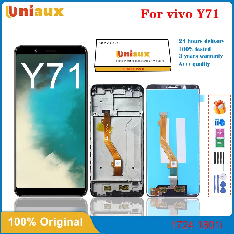 

6.0" Original For VIVO Y71 Y71i Y71A LCD Display Touch Screen Digitizer Assembly Repair Parts For VivoY71 Digitizer Replacement