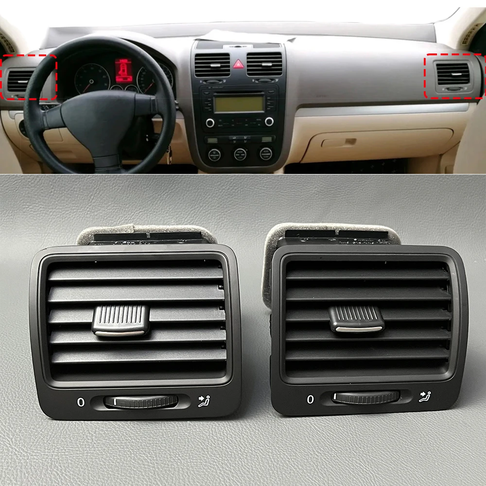 Dashboard Air Conditioning Left Right AC Outlet Air Vent For VW Golf 5 GTI Jetta 2006-2011 MK5 R32 Rabbit 1K0819709 1K0819710