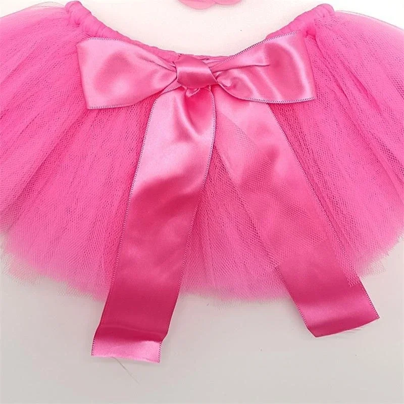 

2 шт., реквизит для фотосъемки новорожденных, наряд из тюля, юбки-пачки, повязка на голову, комплект для фотосессии младенцев, повязка для волос с цветком, 15UB