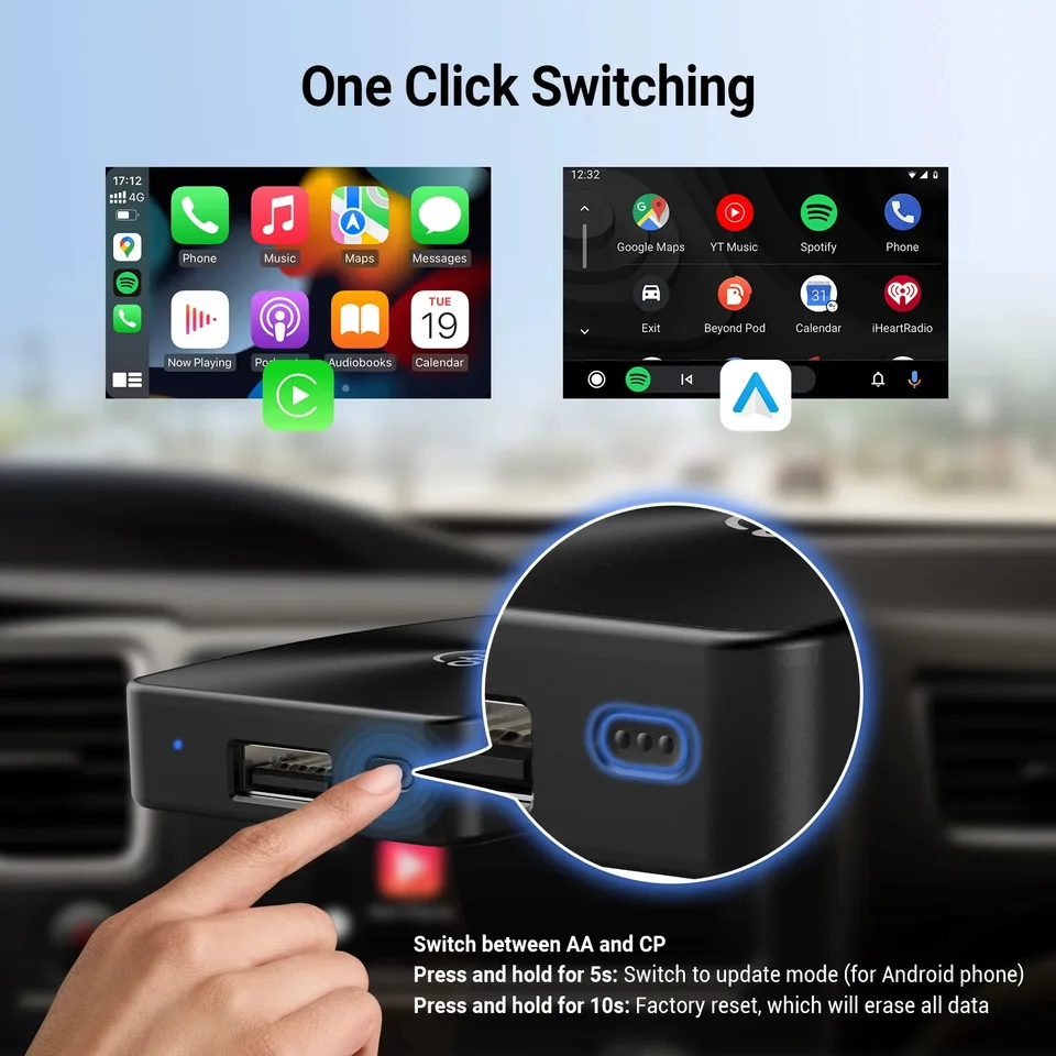 OTTOCAST U2X PRO CarPlay Android Auto Adapter