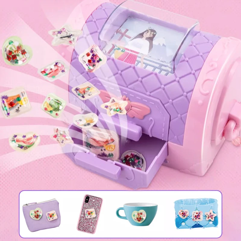 Máquina De Pegatinas 3D Con 93 Piezas – Set Creativo No Tóxico Para Niñas Y Niños, Fomenta La Imaginación Y La Motricidad