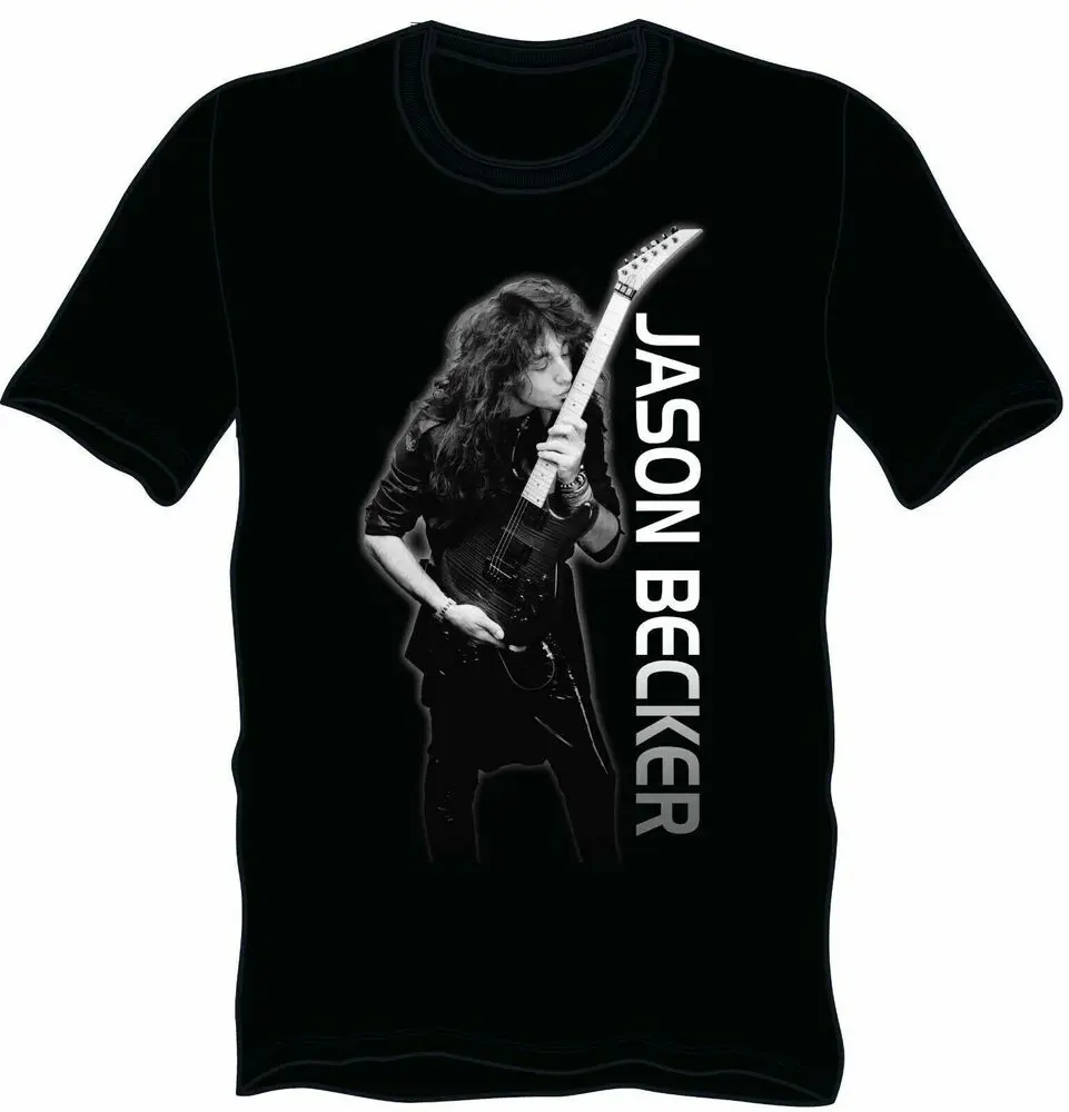 

Vintage Jason Becker Guitar Men T-shirt Black Cotton Unisex All Sizes S-5XL