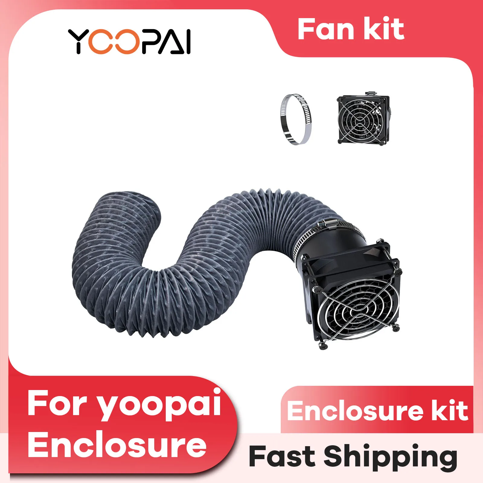 YOOPAI Fan Fume Extraction Kit for 3D Printer Enclosure For All YOOPAI 3D Printer Enclosure Include Bambu Lab Enclosure