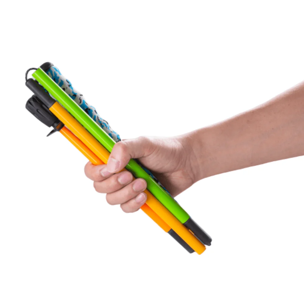 Ultra Light Portable Mountaineering Stick, Walking Stick, Carbon Fiber Five Section Folding Mountaineering Stick, Mountaineering