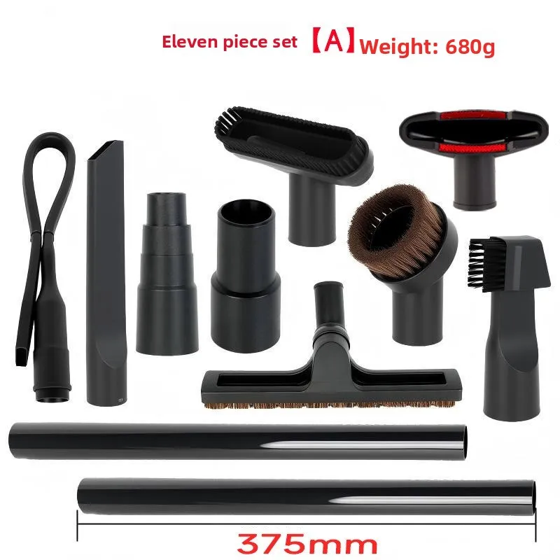 11PCS Vacuum Cleaner Accessories Kit, 32/35mm Universal Fit Crevice Tool, Round Brush, 2-in-1 Dusting Brush, Floor Nozzle