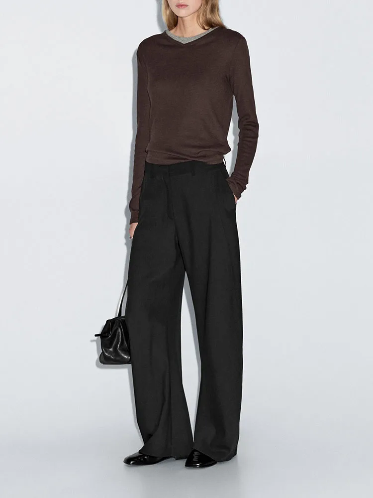 Slim Fit Long Sve Base IRT Inner Wear Double Layer T-Shirt Neuankömmling Winter 2025, Faion Base Layer Top für Damen