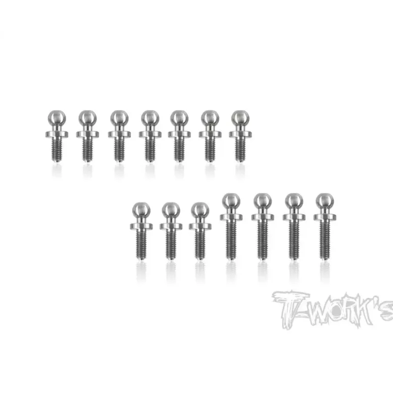 Original T worksTP-115 64 Titanium Ball End set ( For TLR 22X-4 ) Professional Rc part