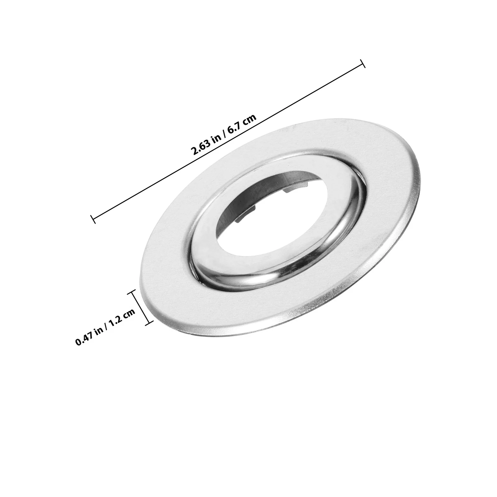 10 шт., двойной диск, крышка пожарного спринклера, 3/4 дюйма, сменная пластина из нержавеющей стали для настенного фланцевого спринклера