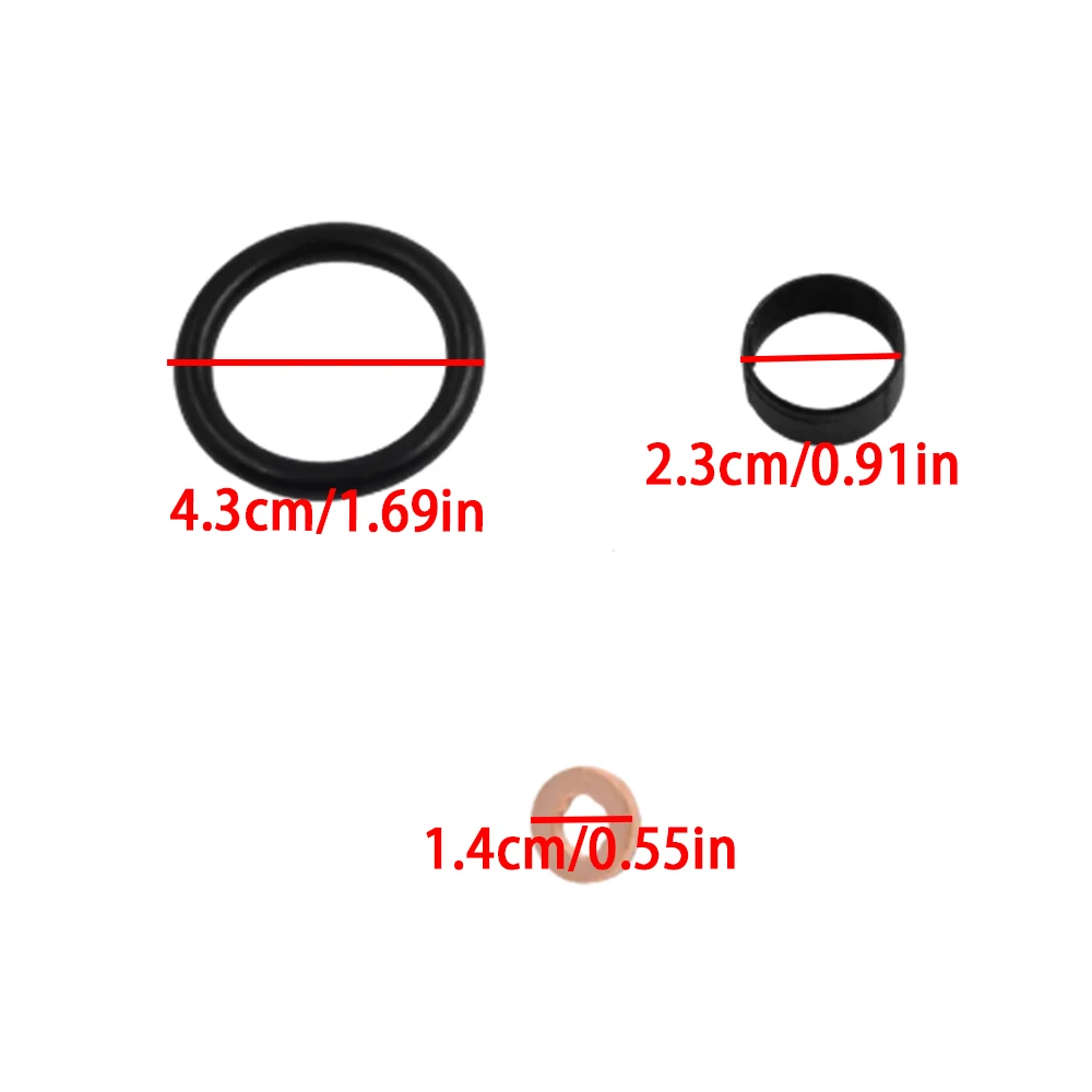 حاقن الوقود مجموعة سدادات مانعة للتسرب لـ Fiesta MK5 Van 1.4 TDCi 2003 - 2010 قطع غيار السيارات SU001-00822 Y401-13-113 FD-904-022