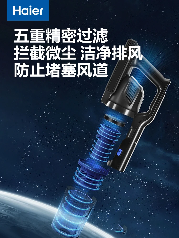 110V/220V Cordless Vacuum Cleaner for Home, Small Size, Strong Suction, Handheld, Wireless